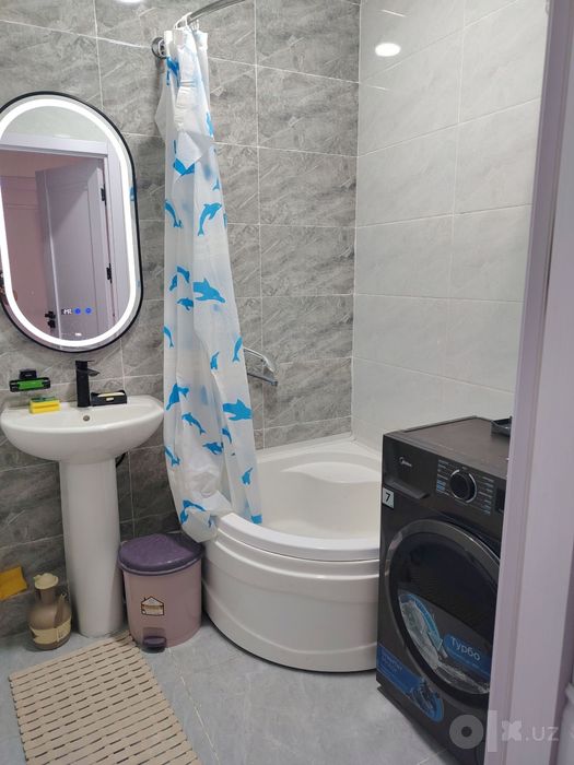 Сдается 2 х ком квартира в районе Сергели