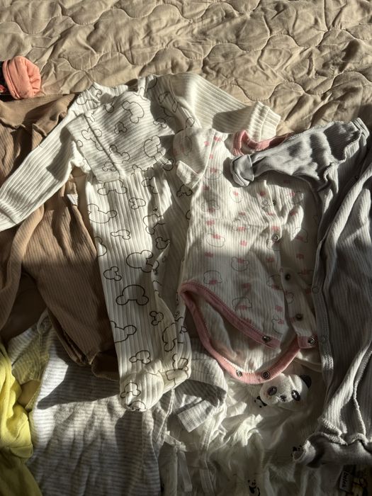 2 пакета одежды для ребенка 0-3 месяца