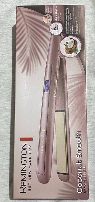 Placa de indreptat parul REMINGTON COCONUT SMOOTH,ceramica,230grC,roz