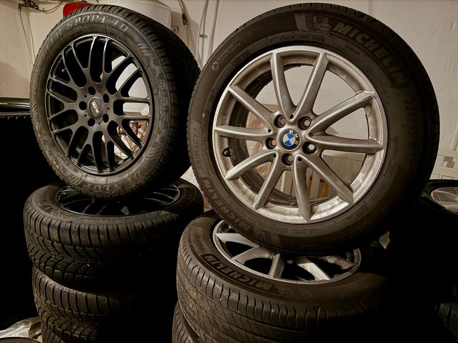 Jante Bmw x1 +225.55.17 iarna Dunlop ca NOI