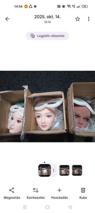 Cap manechin silicon cu M16 compatibile Nou