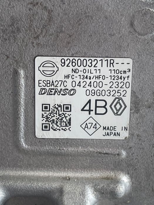 Compresor Ac Dacia Jogger [ 2024 - > ] 1.6B Hybrid H4M-C6 042400-232