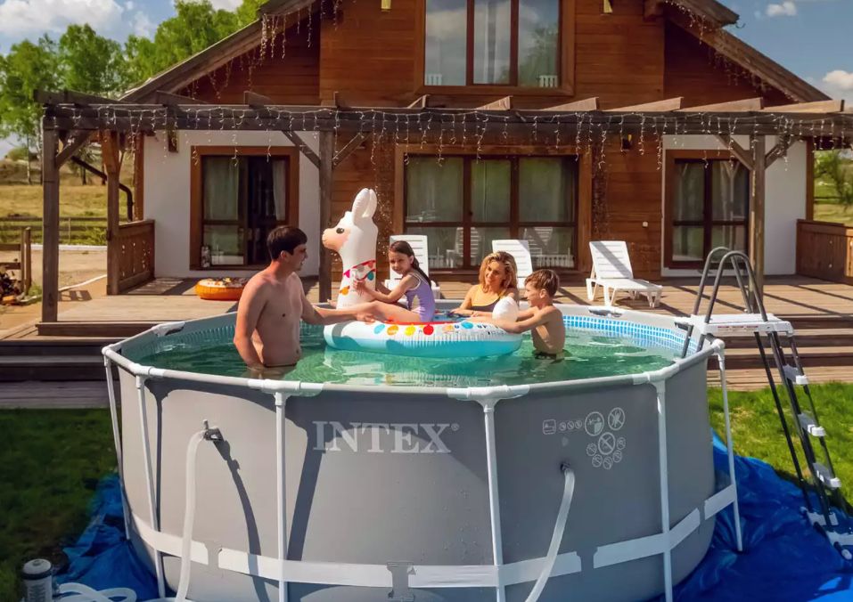 Каркасный бассейн intex