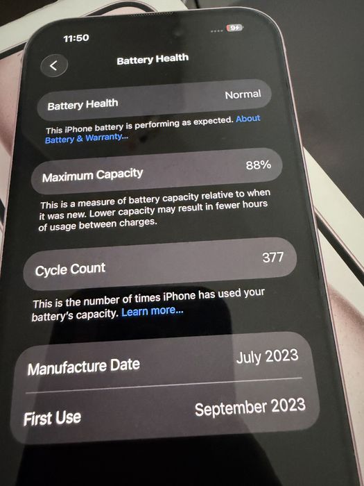 Iphone 15 Pink 256 GB