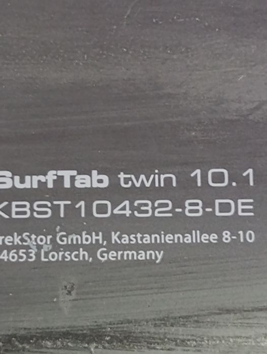 Tableta diagnoza auto trekstor germany model surftab 10 inch Intel
