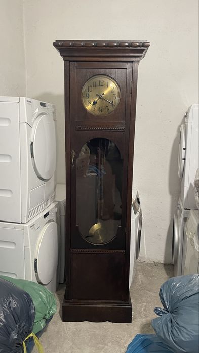 Ceas pendulă de podea Germania 2 metri – mecanic – lemn masiv – vintage