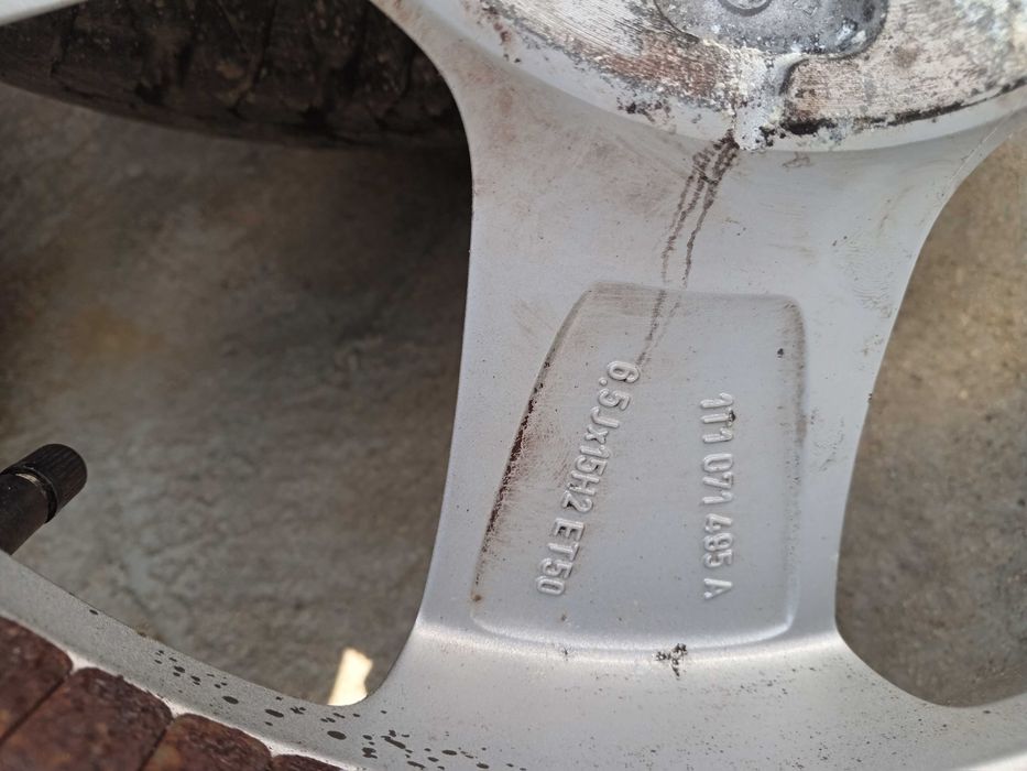 Лети джанти 15цола 5х112 Зимни 195/65/15