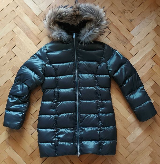 Bamboogie down jacket,M40/L42 дамско пухено яkе90%пух10%пера дълго84см