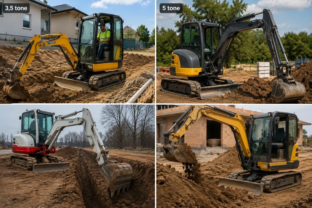 Azi reducere 50% închiriez buldoxcavator miniexcavator bobcat mini încărcător motostivuitor săpături picon escavator fosa