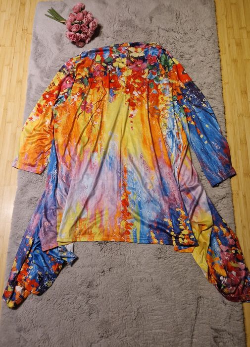 Cardigan marimea XXL, frumos imprimat, nou