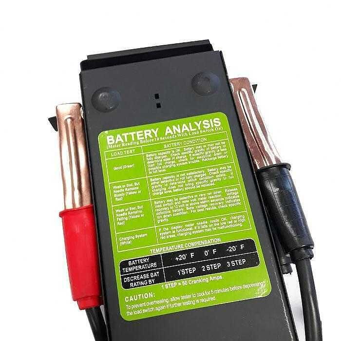 Товарна вилка за тестване на акумулатор 6V / 12V Тестер за акумулатор