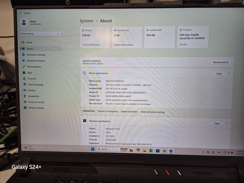 Asus ROG Strix g614j