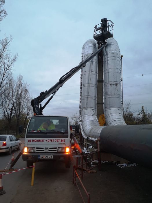 Nacela,Prb,Platforma autoridicatoare pe sasiu cu brat telescopic 18m p