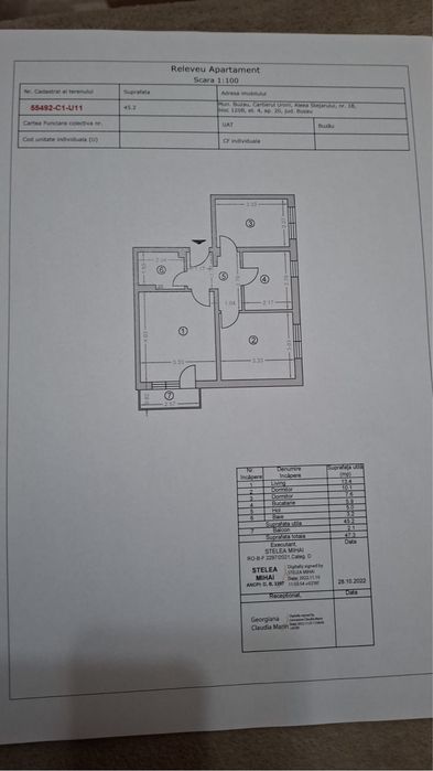 Vand apartament 3 camere UNIRII