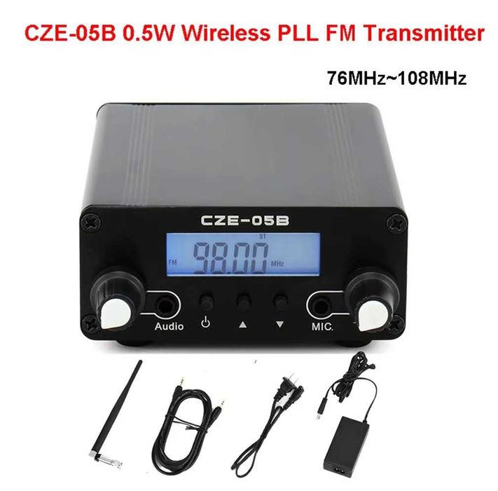 Стерео мини FM радиостанция (трансмитер)