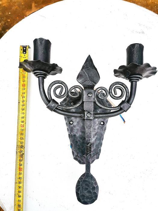 Лампи, аплик,  лампа за стена от Ковано желязо