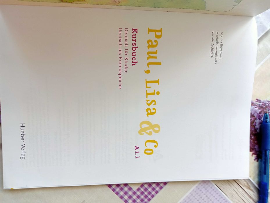 Учебник по немски език, Paul, Lisa und Co, A1.1, Kursbuch