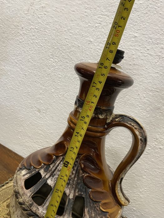 Винтидж немска лампа West German pottery 1960те колекционерска