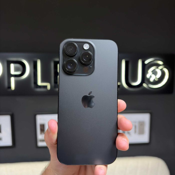 iPhone 16 Pro 128Gb Black Titanium 91% Baterie + 24 Luni Garanție/ Apple Plug