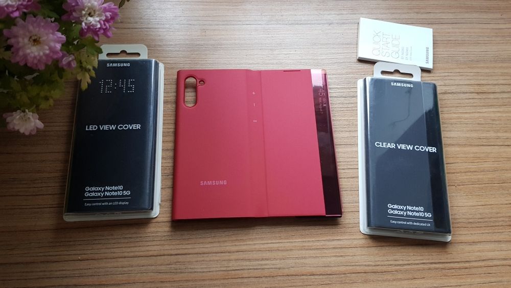 Husa CLEAR LED View Originala Samsung Galaxy Note 10!Activa!Noua!Smart