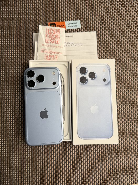 КАТО НОВ! 1Tb*ЛИЗИНГ* iPhone 18 Pro Glacier 24М Гаранция
