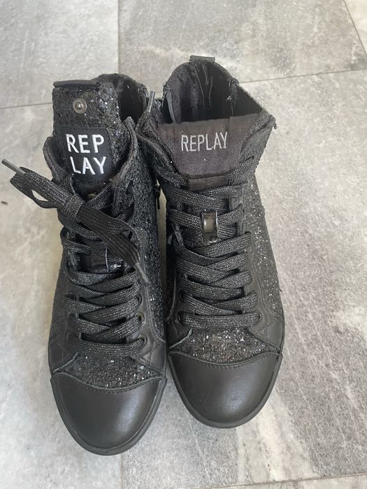 Кецове Replay с брокат