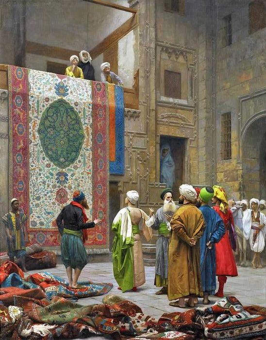 Tablou - Vanzatorul de covoare - The Carpet Merchant - 55x41 cm