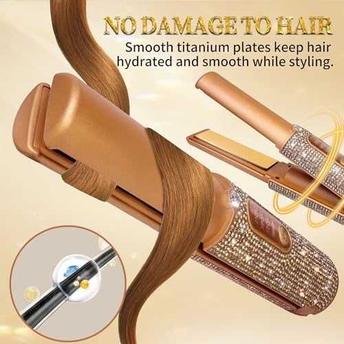 Нова Мини безжична преса с кристали – за пътуване и бърз стайлинг коса