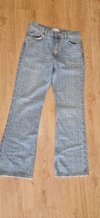 Jeans cu pietre Zara 38