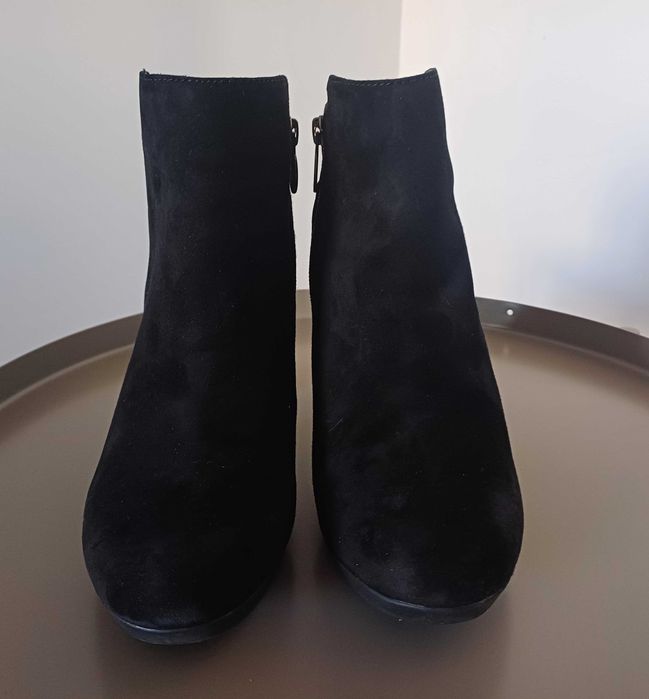 Botine pantofi Geox Respira piele negru 39