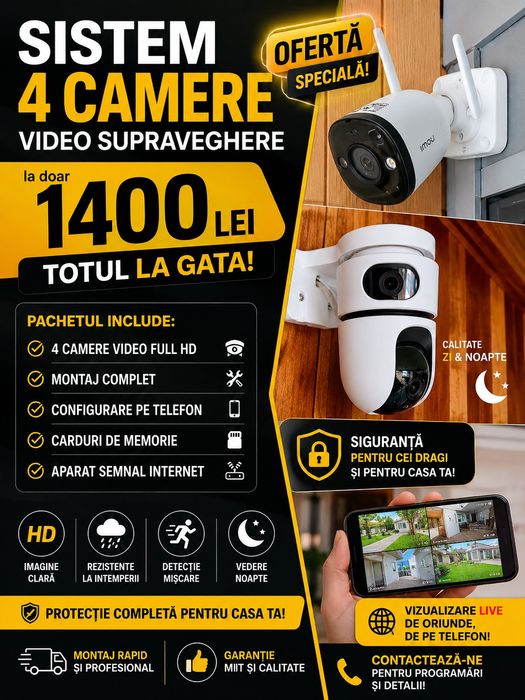 Montăm camere supraveghere