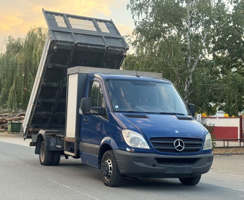 Mercedes Sprinter 515 CDI, Basculabil pe 3 parti scattolini, An 2008, Se conduce cu categoria B, recent adusa