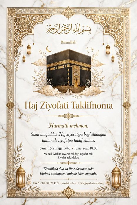 Toʻy taklifnomasi chiroyli dizaynda-15 ming soʻm