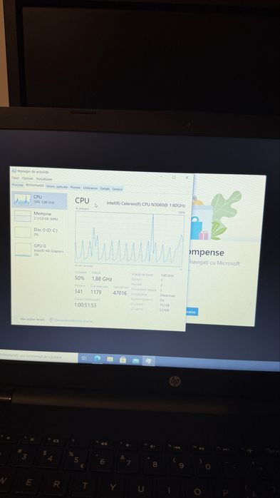 Laptop HP nefolosit 10/10