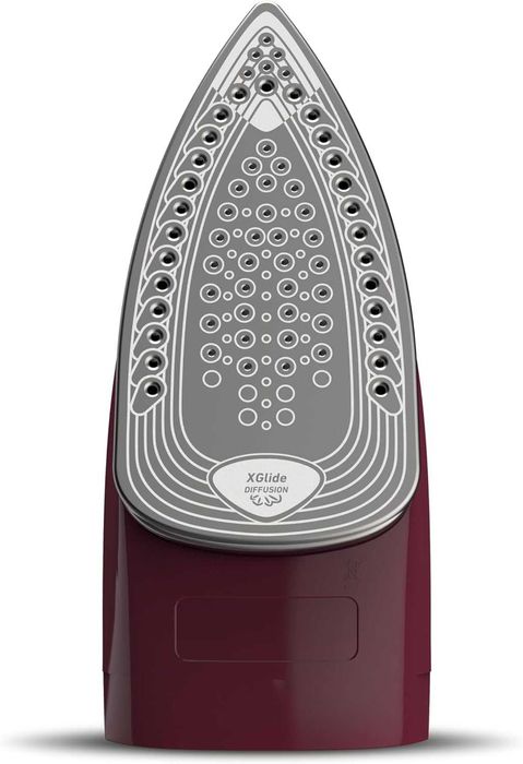 Парна ютия Tefal Express Steam FV2846E0, 2400W, 180 g/min, 0-40 g/min, 270 ml, бордо
