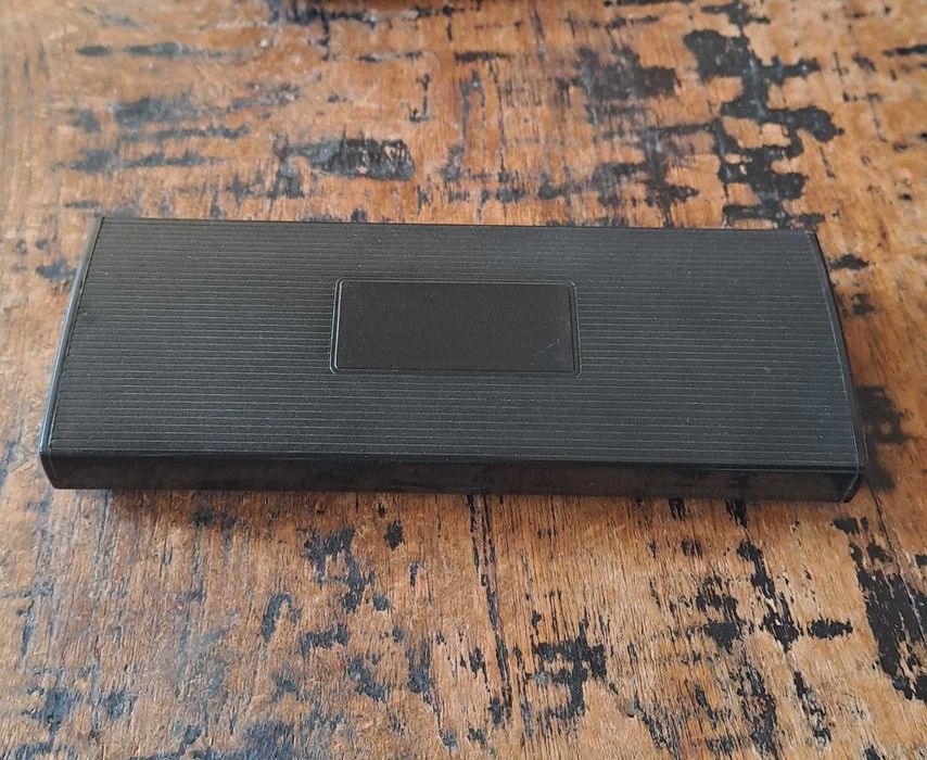 химикалка Сапи Sapi малка елегантна позлатена и черна Италия в кутия