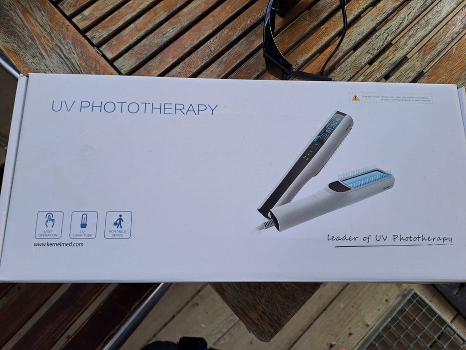 Lampa Tratare Psoriasis, Vitiligo, Eczeme, KERNEL bonus Melagenina