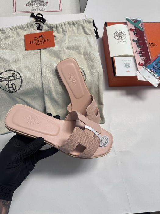 *PREMIUM* Papuci Hermès , Full Box, Mărimi 35/41 , 100% Piele Naturală