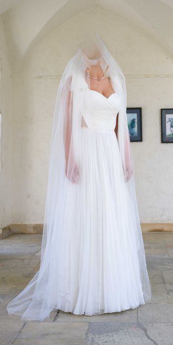 Rochie de Mireasă ca Nouă + Voal Cadou – Spune „Da” la Super Preț!