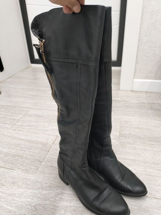 Продам кожаные осенние сапоги