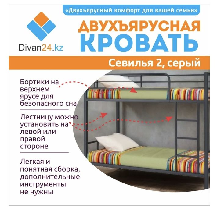 Кровать двухярусная недорого