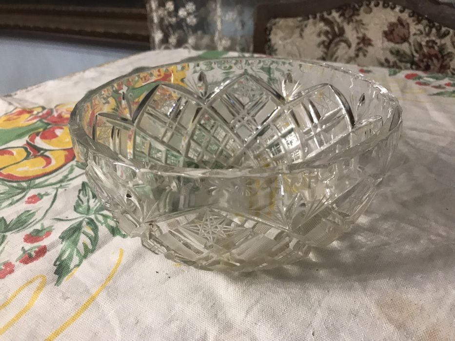 Ваза хрустальная СССР ретро винтаж