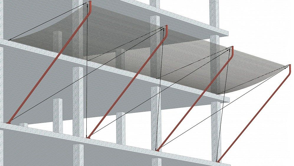 Защитно улавливающая система ловушки ЗУС