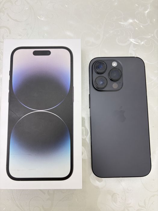Черный iPhone 14 pro, память 256gb