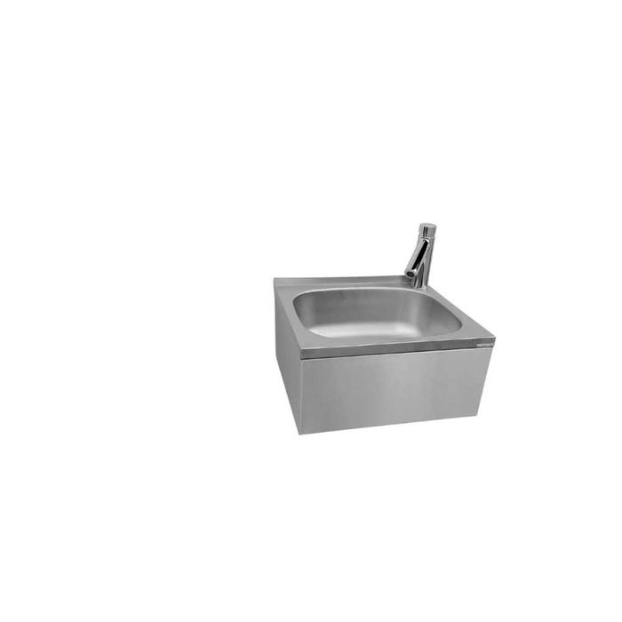 Конзолна мивка + смесител PUSH бутон SUN W-P