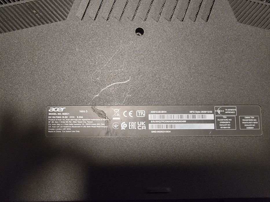 Laptop gaming Acer Nitro AN515-55