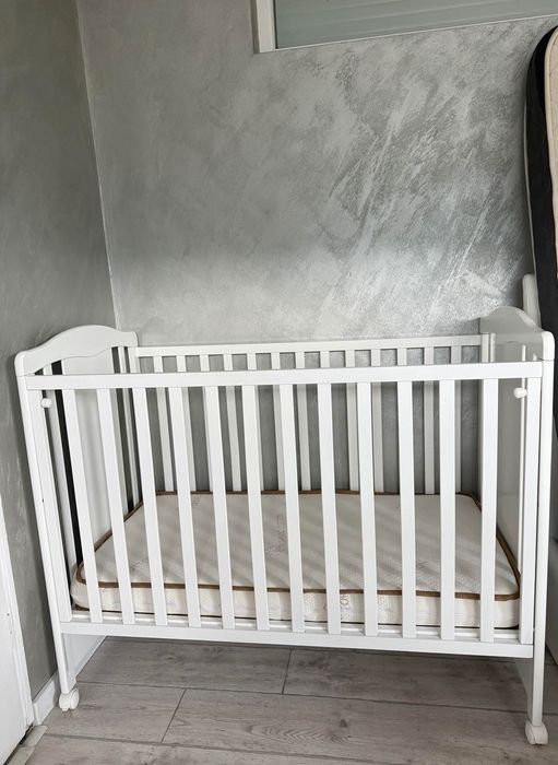 Bambino Casa Бебешко легло BonBon grigio сиво 60x120