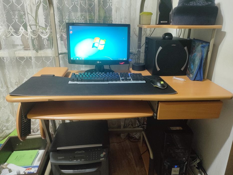 Продам  пк+монитор+самбуфер