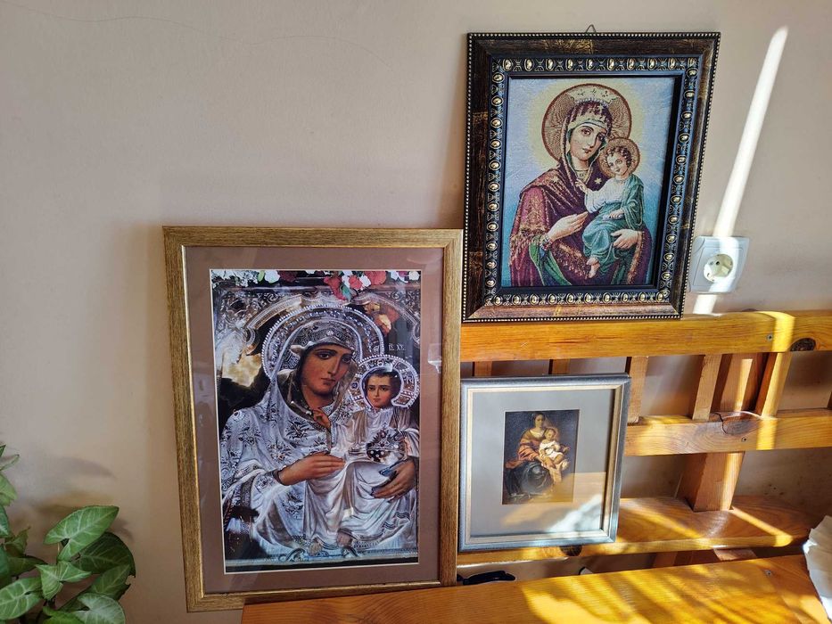 Гоблен Дева Мария "30/28см"  "75€"нов! +3бр Подарък!