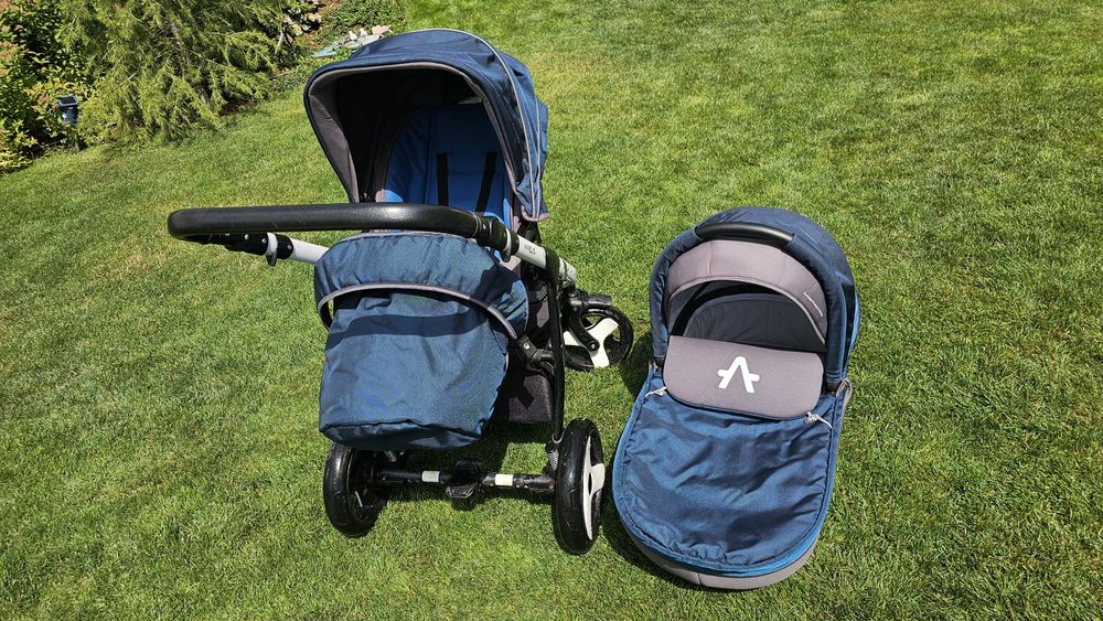 Комбинирана количка 2в1 PRO AIR Amelis, петрол
